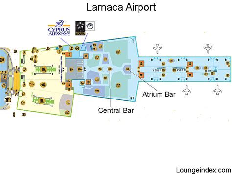 larnaca airport terminal map.